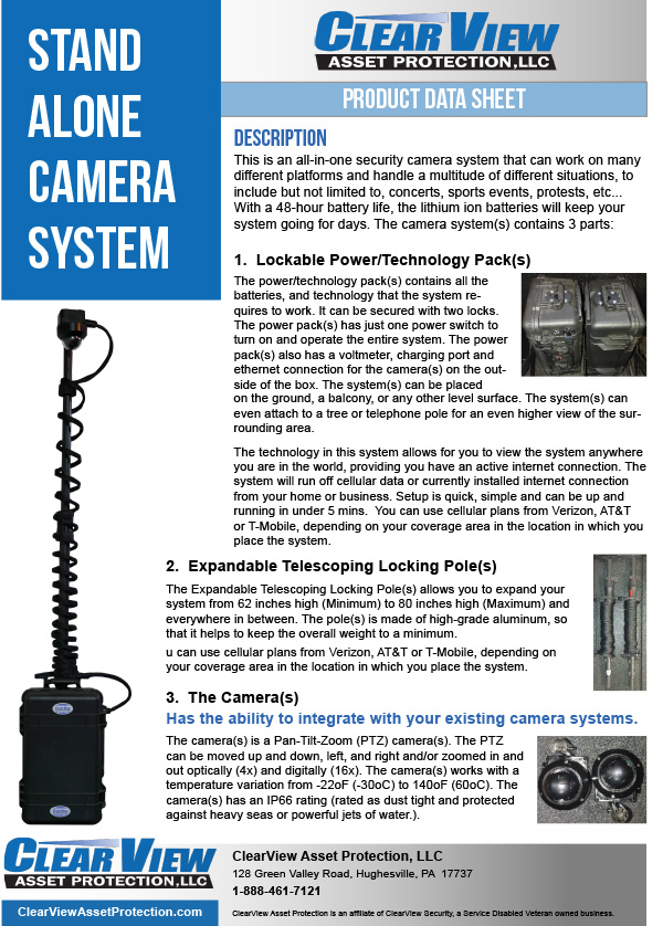 ClearView Portable Tower